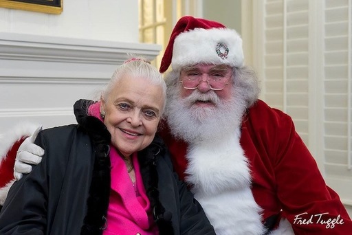Santa Clause with Mary Frances Burleson - Ebby's L