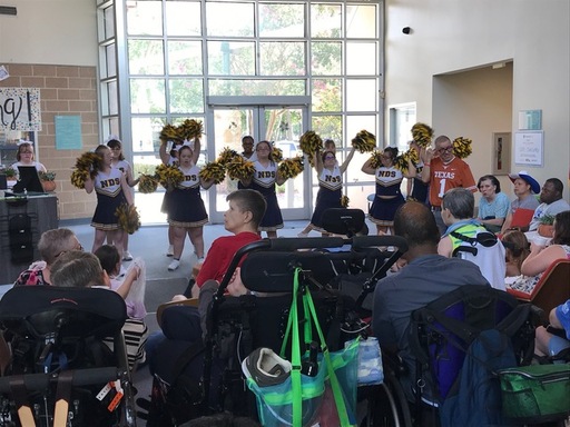 Notre Dame School at Ability Connection Pep Rally_