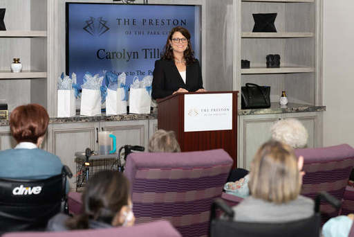 Carolyn Tillery at The Preston of the Park Cities.