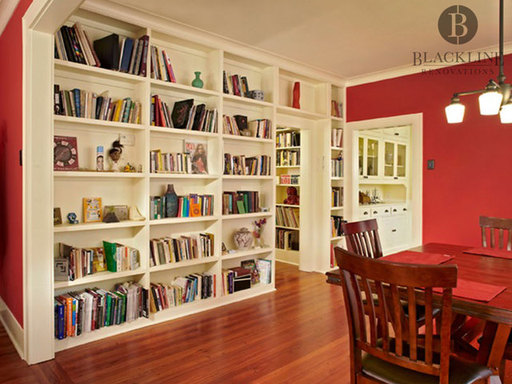 Built-In Bookshelves | Blackline Renovations