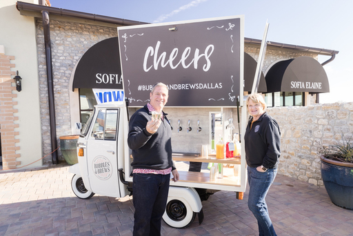 Paul and Cindy Kerr with Bubbles & Brew