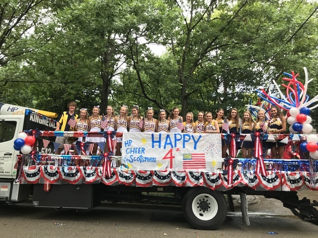 Park Cities 4th Of July Parade Hp Cheerleadersscotsmen Float Park Cities Online Local News