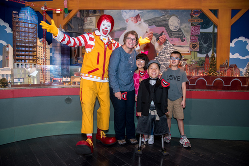 Ronald McDonald Opens The Trains a NorthPark with